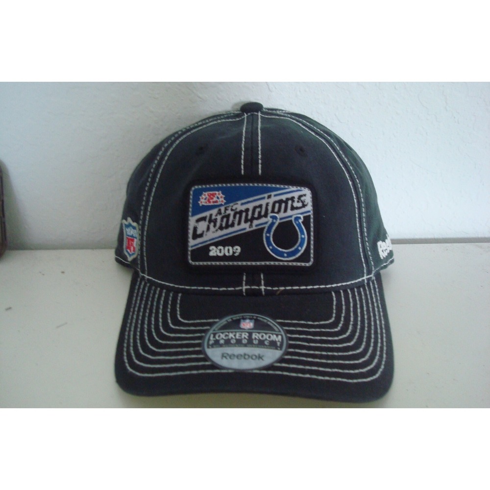INDIAN APOLIS COLTS 2008 CHAMPS FITTED OSFM DEADSTOCK HAT CAP VINTAGE C2